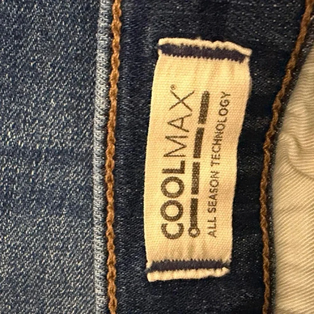 Madewell Athletic Slim Jeans Men's 35x30 Coolmax Stretch Dark Wash Denim